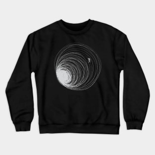 Black Hole Astronaut Lost in Space by Tobe Fonseca Crewneck Sweatshirt